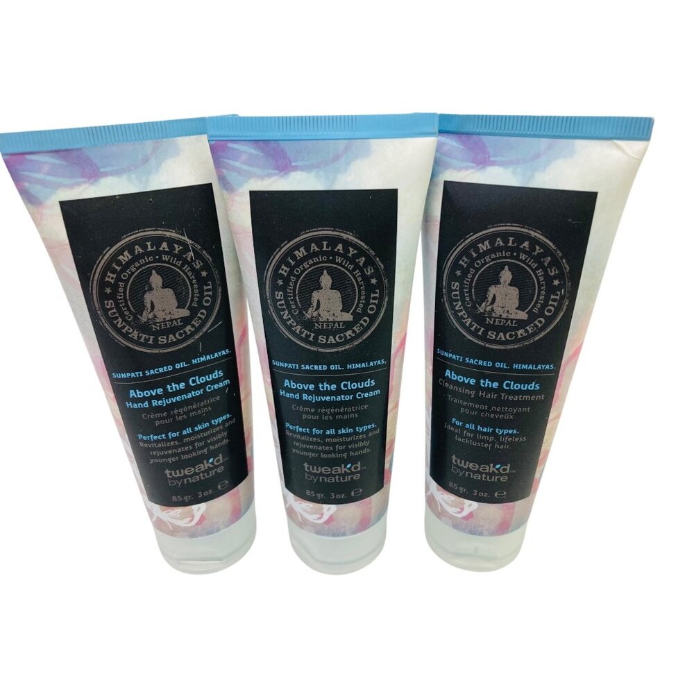 3 Tweak'd by Nature Above the Clouds Hand Rejuvenator Cream 3 oz. Sealed